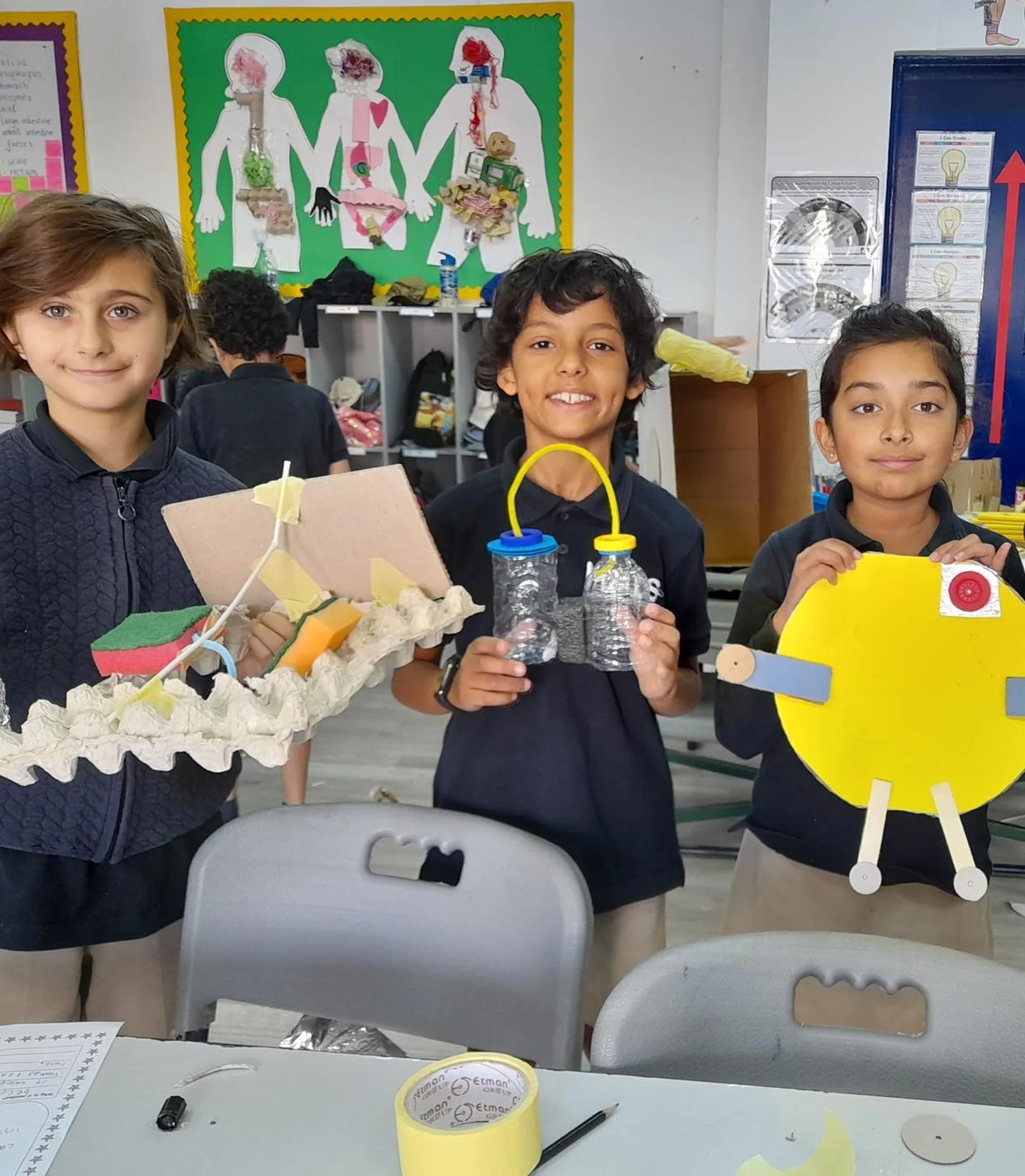 MBIS students sharing their classroom projects